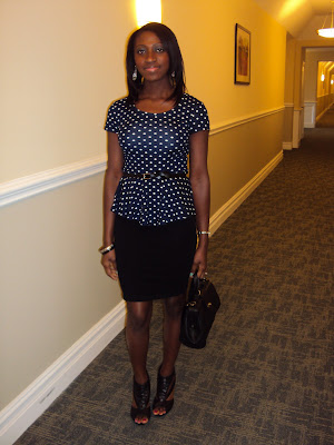 Outfit Post: Polka Dot Top