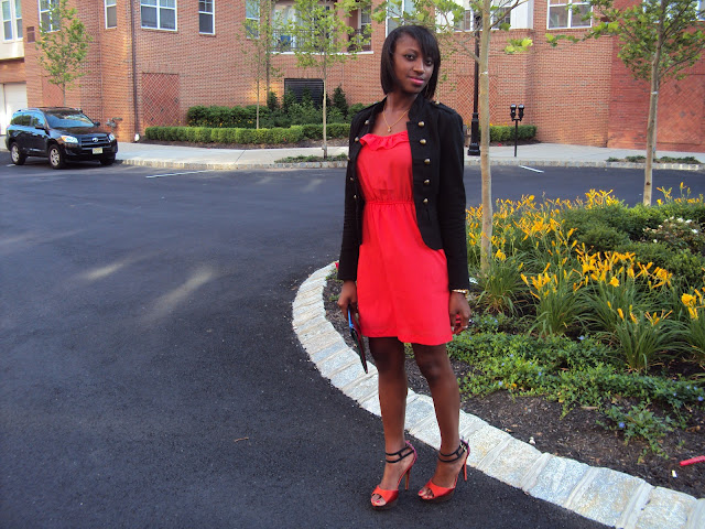 Outfit Post: Orange Summer Dress