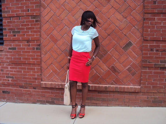 Outfit Post: Orange + Mint – Summer Colors