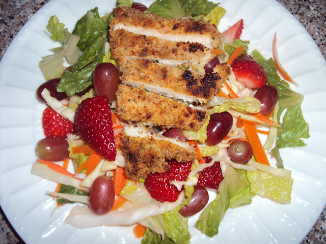 Strawberry Grape Chicken Salad