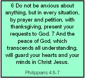 Be Anxious For Nothing