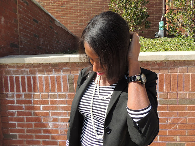 Stripes, Studs And Pearls