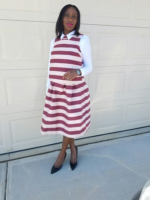 Burgundy Stripes