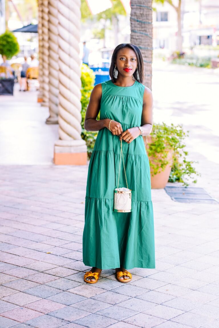 Maxi Green Dress